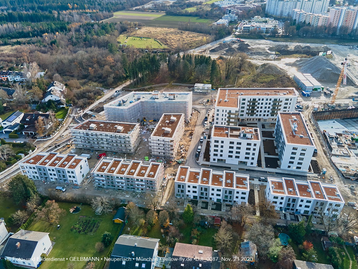 21.11.2020 - Piederstrorfer Gelände und Alexisquartier in Neuperlach in München